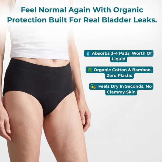 Ultradries Leakproof Underwear For Bladder Leaks (Pack of 3)